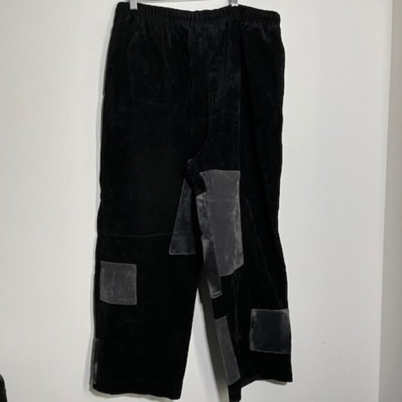 Jordan Craig 3XL Navy Blue With Gray Patch Velour Pants - Picture 1 of 15